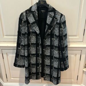 Beautiful Woven Boucle Coat by Zanella 8 EUC